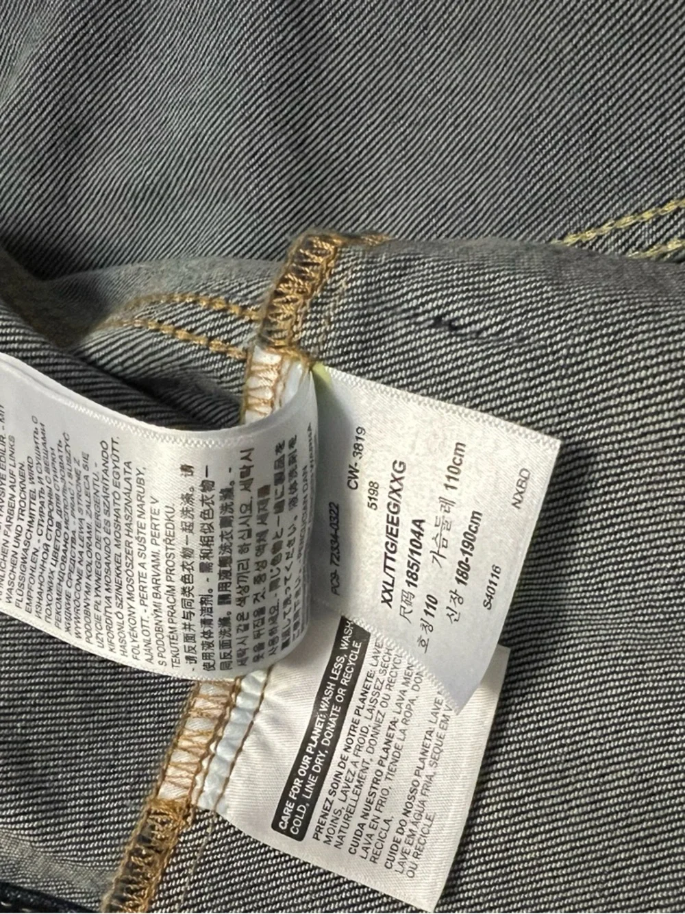 Levi's Men's Indigo Denim Trucker Jacket - Picture 8 of 8